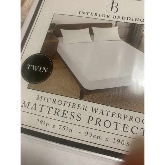 B Interior Other - Microfiber Waterproof Mattress Protector Twin Size